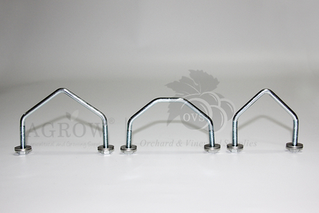 Ensemble de boulons en U pour piquets de raisin formés en rouleaux