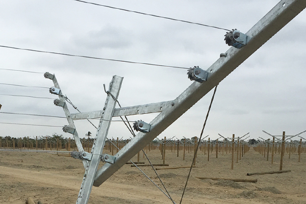 Passoire de fil de poteau d'extr&eacute;mit&eacute; de syst&egrave;me de pignon ouvert